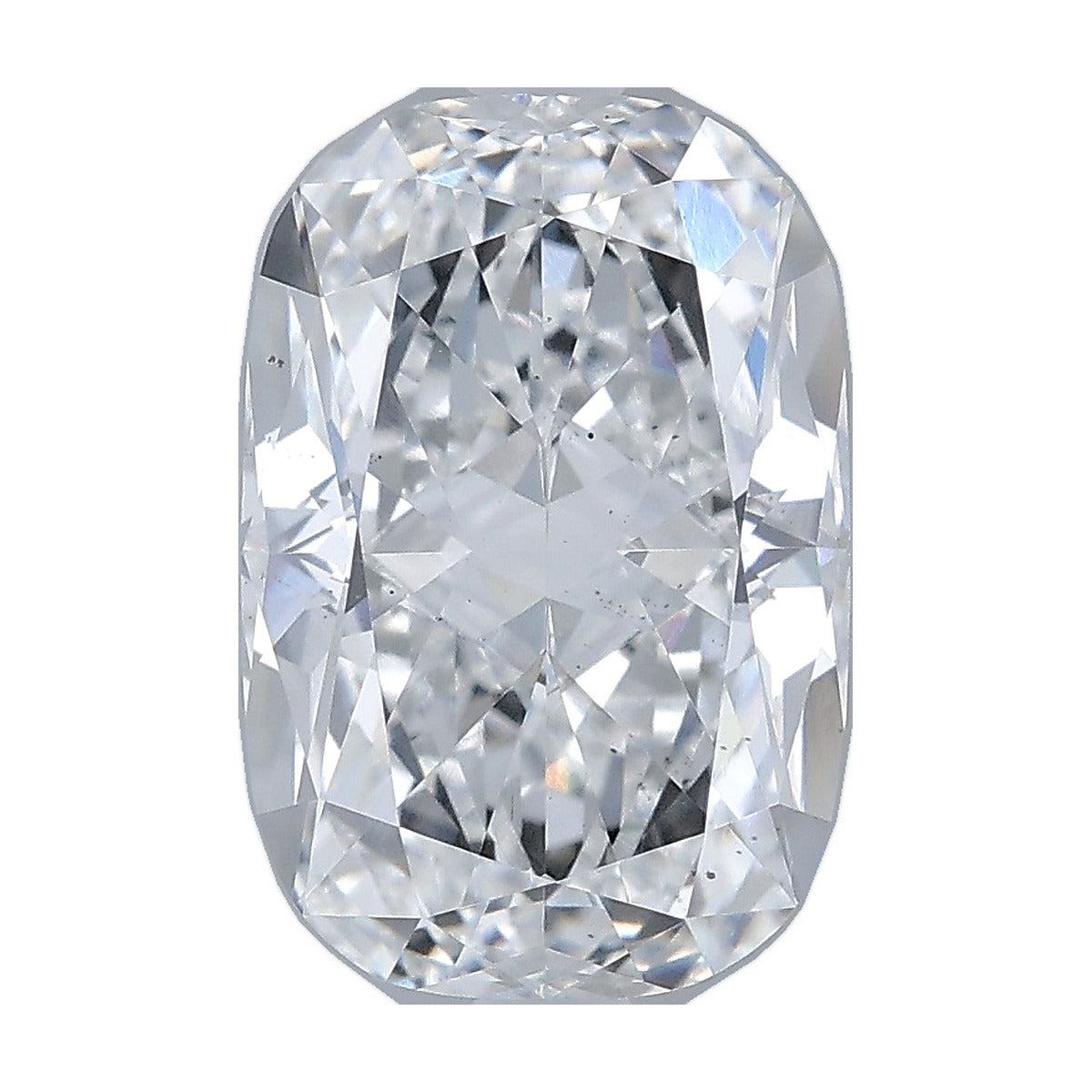 3.03 ct elongated cushion lab-grown diamond, E color, VS2 clarity, IGI certified, still from its 360° video