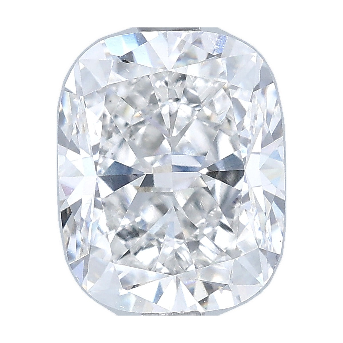 3.03 ct elongated cushion lab-grown diamond, E color, VVS2 clarity, IGI certified, still from its 360° video