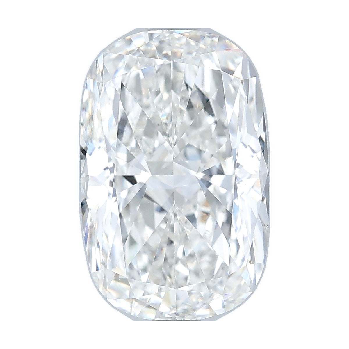 3.03 ct elongated cushion lab-grown diamond, F color, VS1 clarity, IGI certified, still from its 360° video