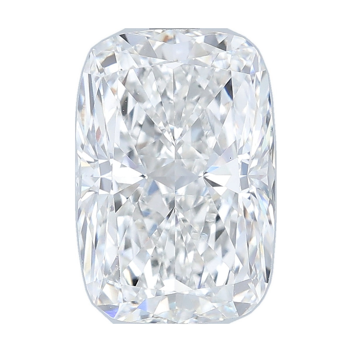 3.03 ct elongated cushion lab-grown diamond, F color, VS1 clarity, IGI certified, still from its 360° video