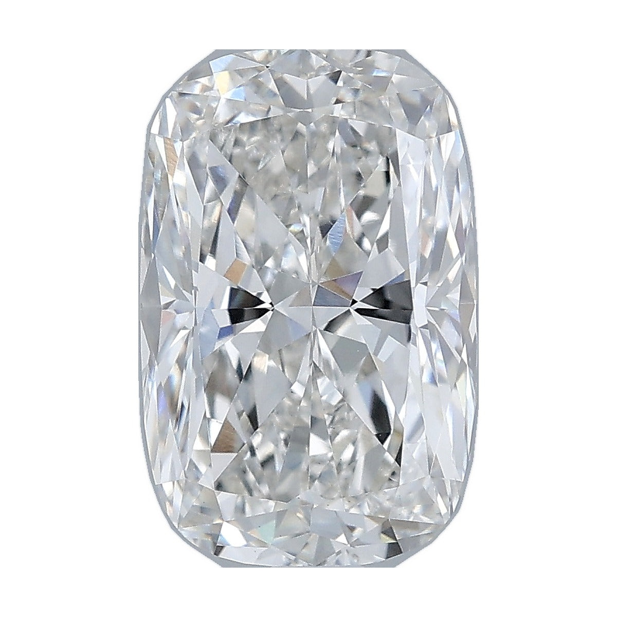 3.03 ct elongated cushion lab-grown diamond, F color, VS1 clarity, IGI certified, still from its 360° video