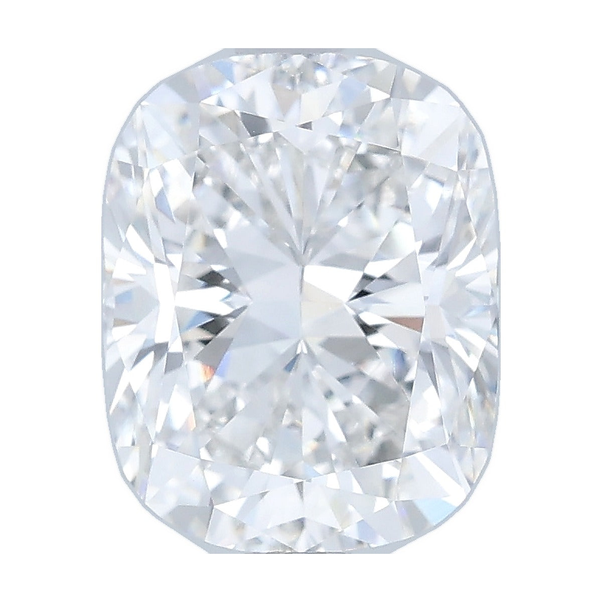 3.03 ct elongated cushion lab-grown diamond, F color, VVS2 clarity, IGI certified, still from its 360° video