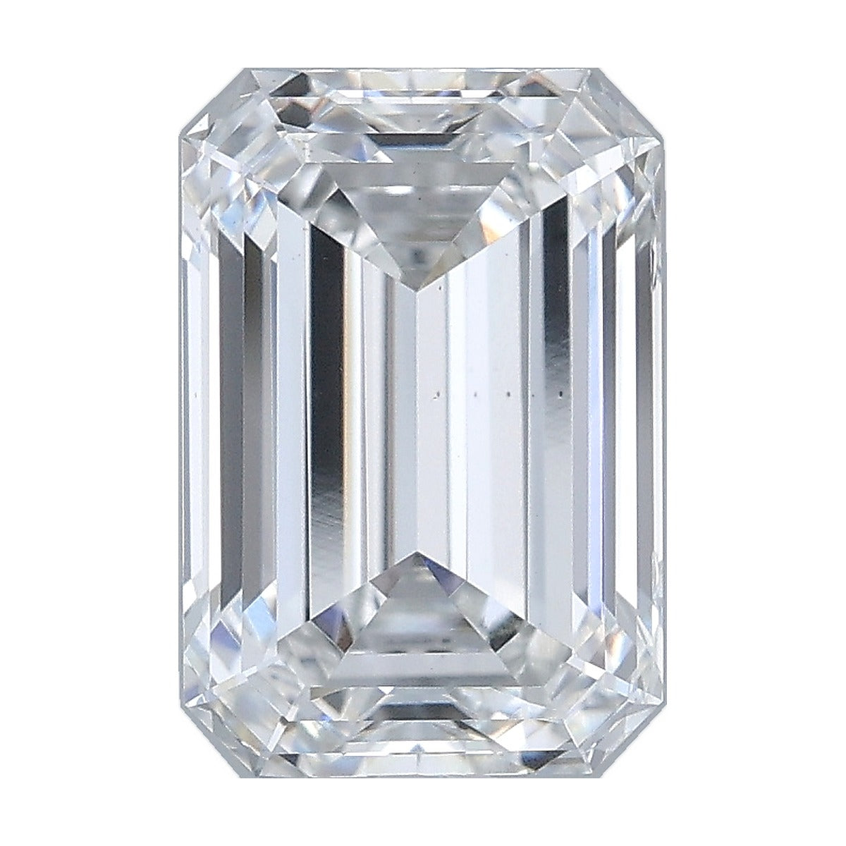 3.03 ct emerald lab-grown diamond, E color, VS1 clarity, IGI certified, still from its 360° video