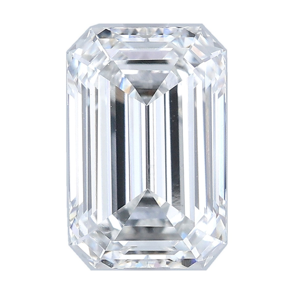3.03 ct emerald lab-grown diamond, F color, VS1 clarity, IGI certified, still from its 360° video