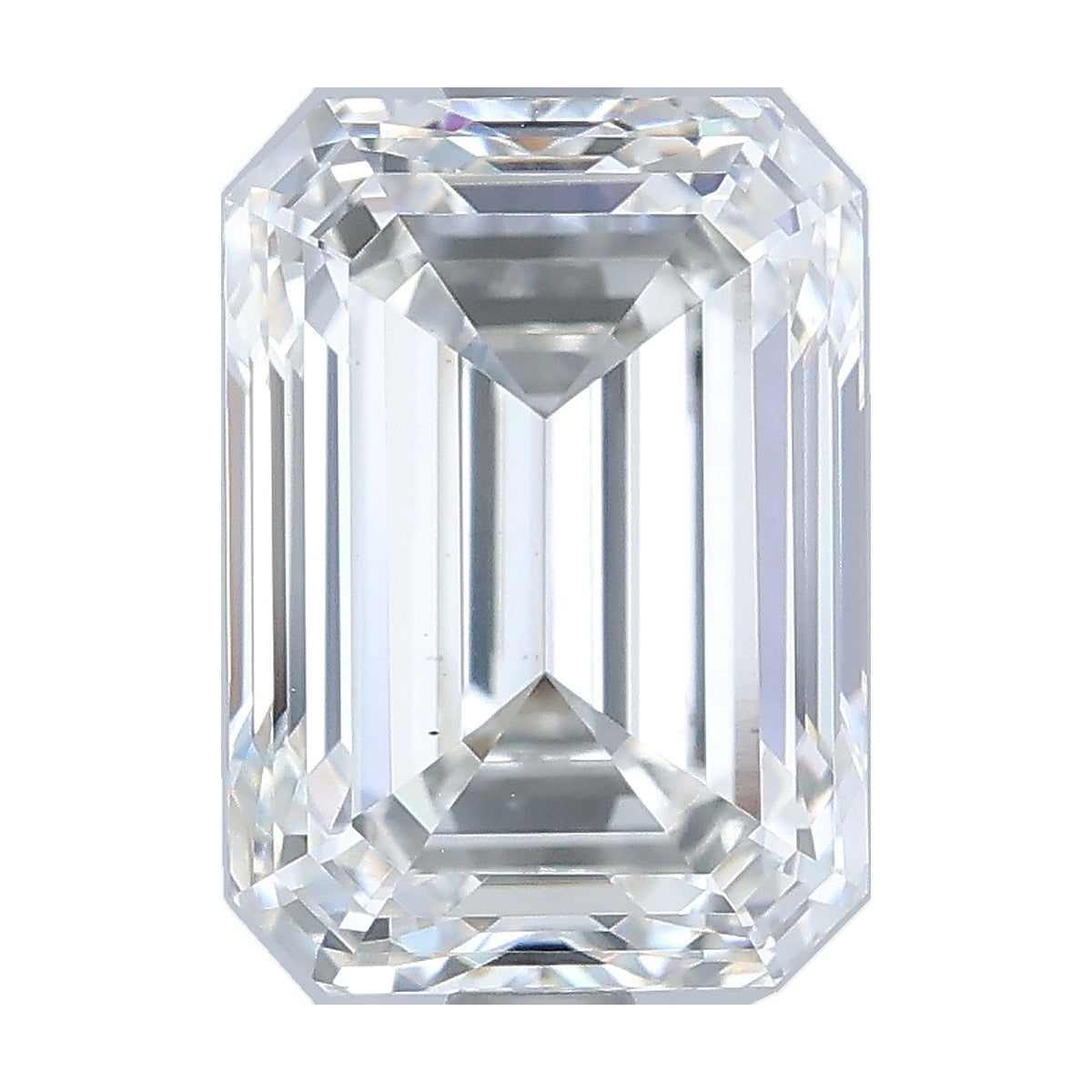 3.03 ct emerald lab-grown diamond, F color, VS1 clarity, IGI certified, still from its 360° video