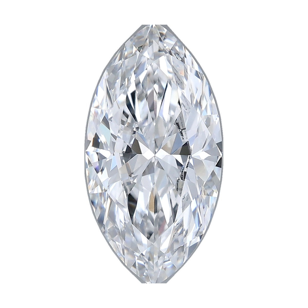 3.03 ct marquise lab-grown diamond, D color, VVS2 clarity, IGI certified, still from its 360° video