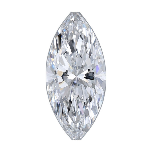 3.03 ct marquise lab-grown diamond, D color, VVS2 clarity, IGI certified, still from its 360° video