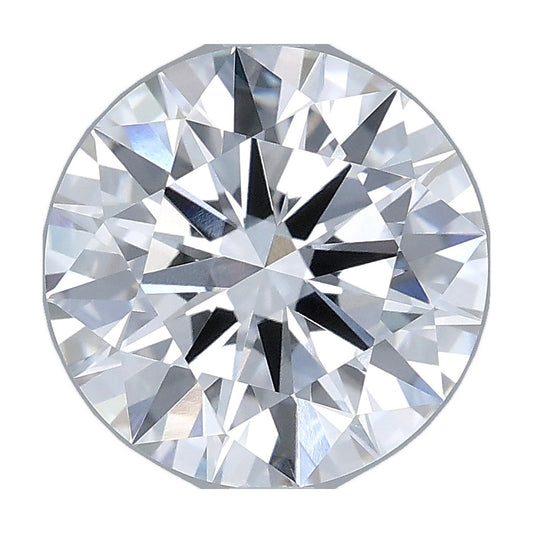 3.03 ct round lab-grown diamond, D color, VS1 clarity, IGI certified, still from its 360° video