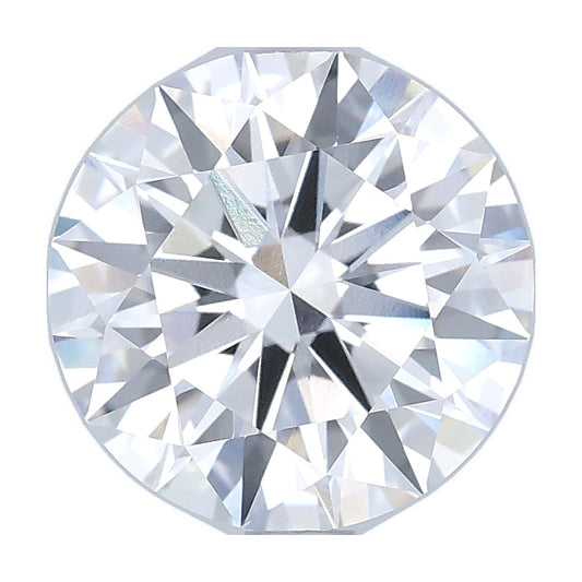 3.03 ct round lab-grown diamond, E color, VS1 clarity, GIA certified, still from its 360° video