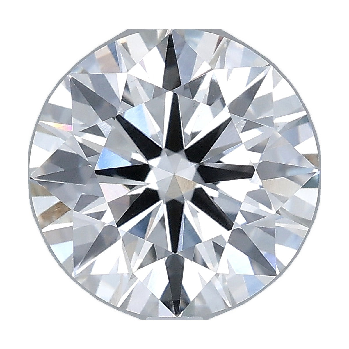 3.03 ct round lab-grown diamond, F color, VS1 clarity, IGI certified, still from its 360° video