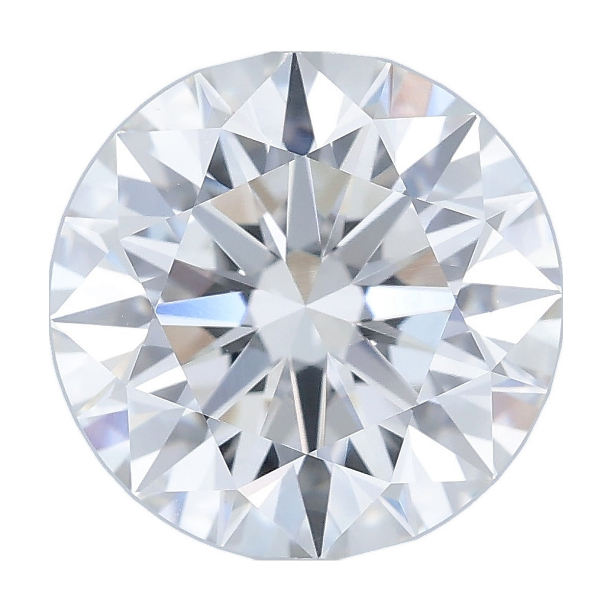 3.03 ct round lab-grown diamond, G color, VVS2 clarity, IGI certified, still from its 360° video