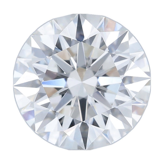 3.03 ct round lab-grown diamond, G color, VVS2 clarity, IGI certified, still from its 360° video
