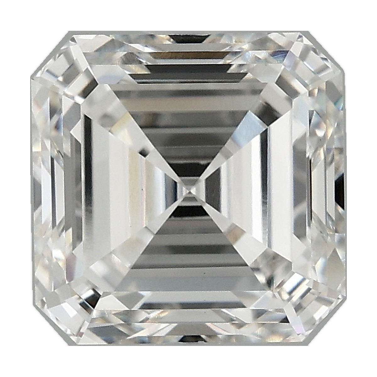 3.04 ct asscher lab-grown diamond, F color, VS1 clarity, IGI certified, still from its 360° video