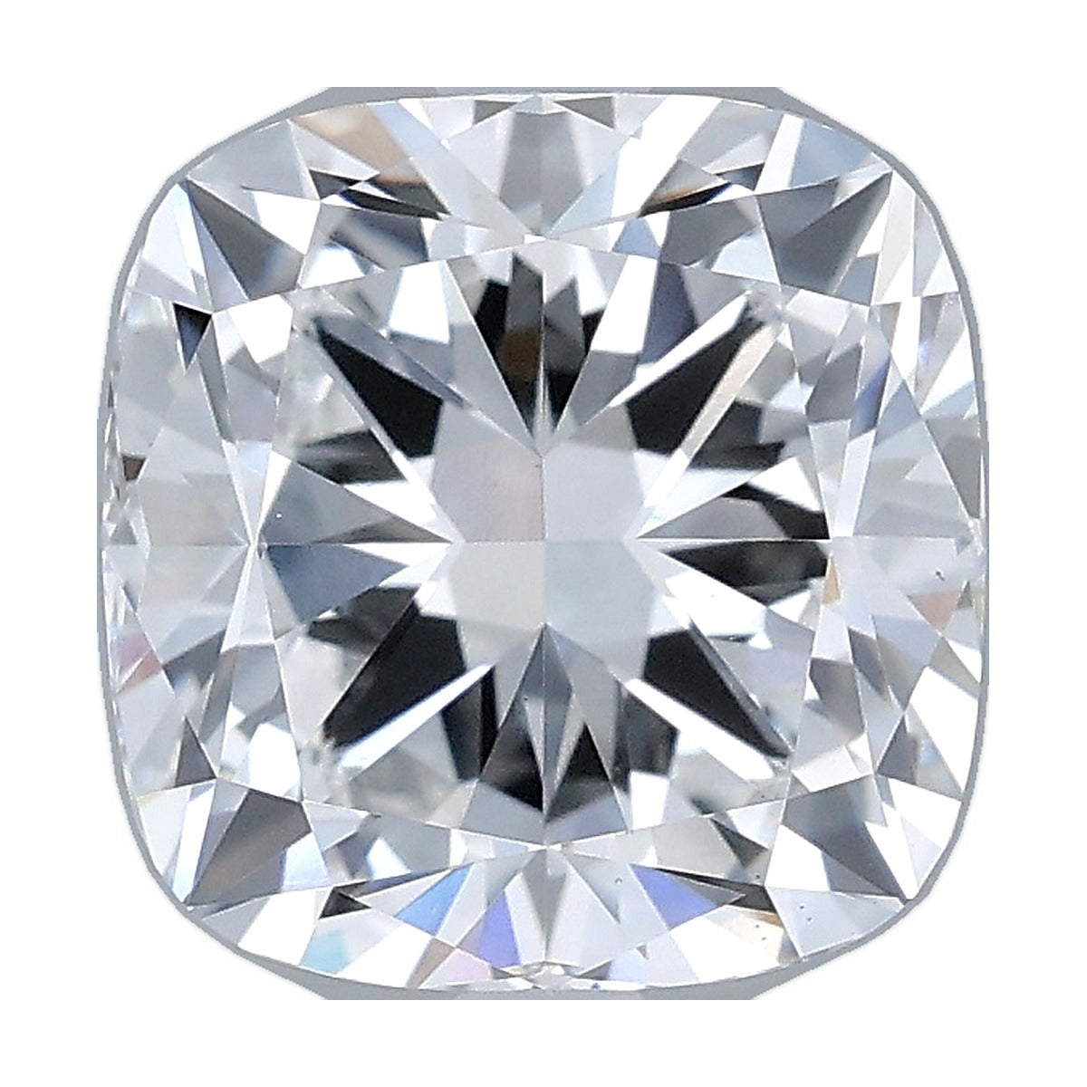 3.04 ct cushion lab-grown diamond, D color, VS1 clarity, IGI certified, still from its 360° video