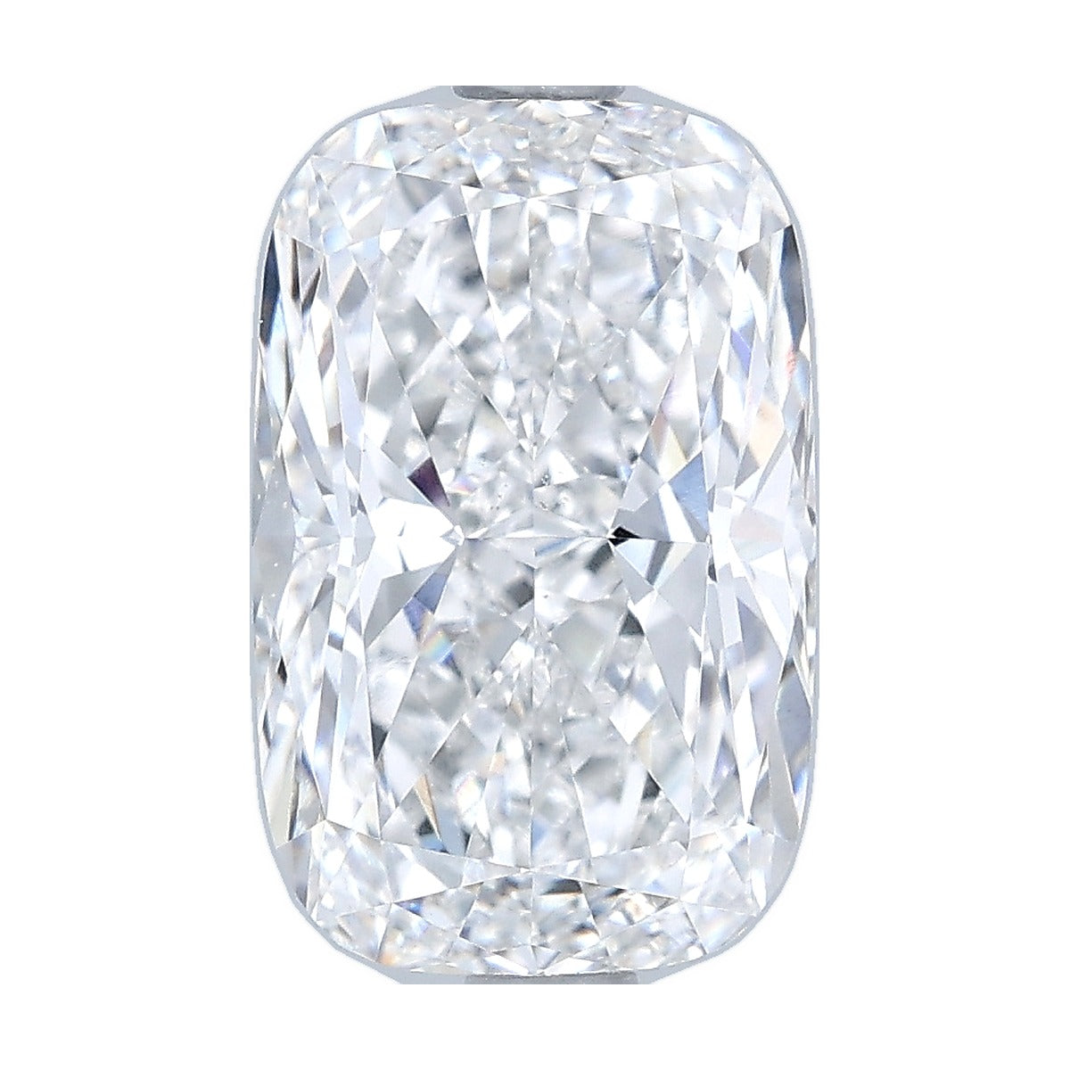 3.04 ct elongated cushion lab-grown diamond, D color, VVS2 clarity, IGI certified, still from its 360° video