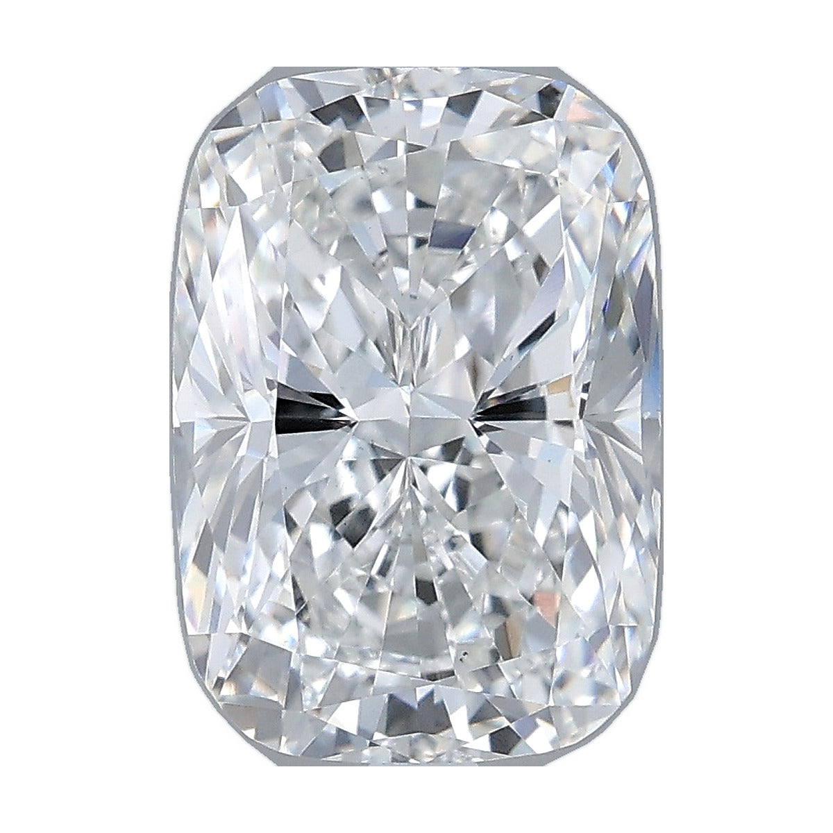 3.04 ct elongated cushion lab-grown diamond, E color, VS1 clarity, IGI certified, still from its 360° video