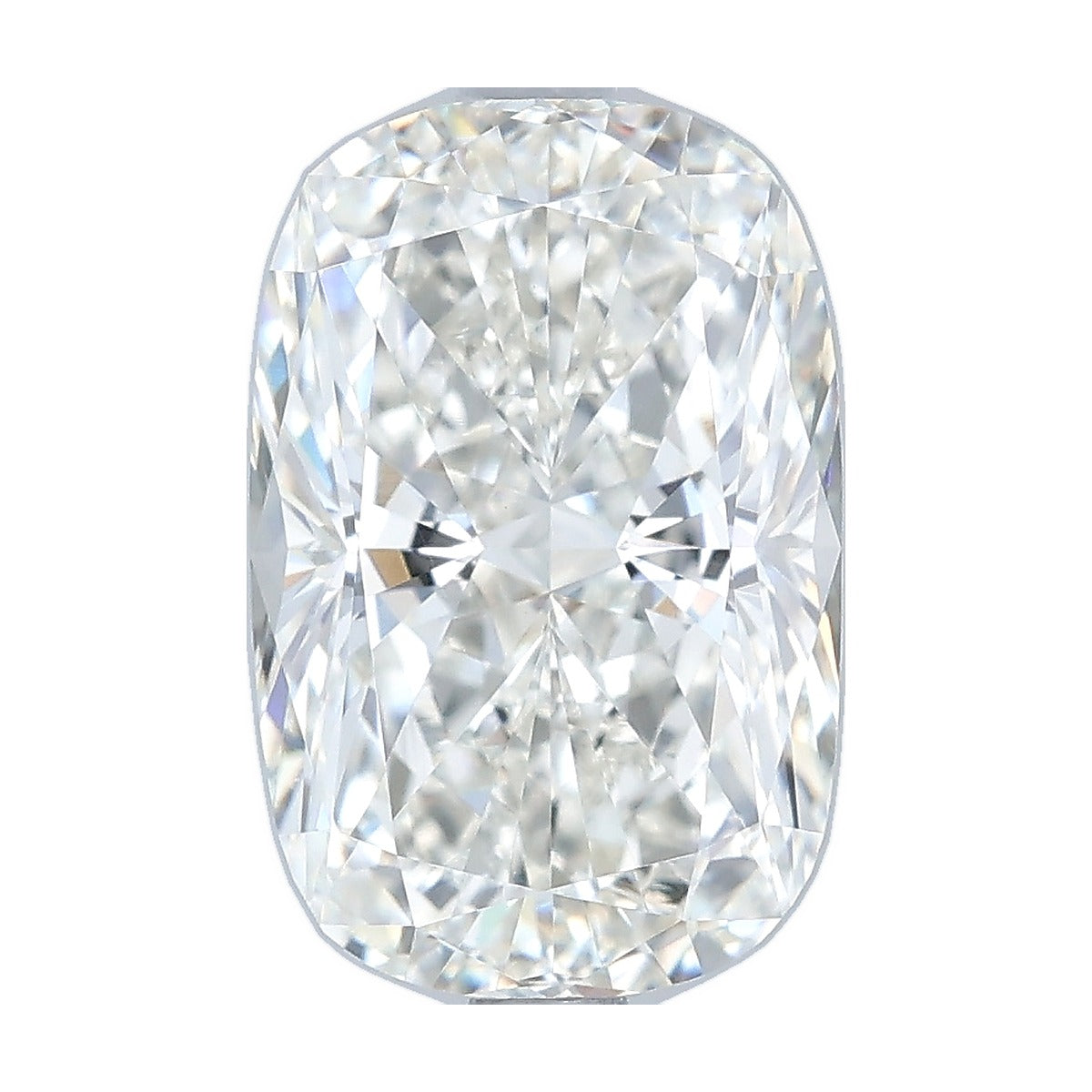 3.04 ct elongated cushion lab-grown diamond, G color, VVS2 clarity, IGI certified, still from its 360° video