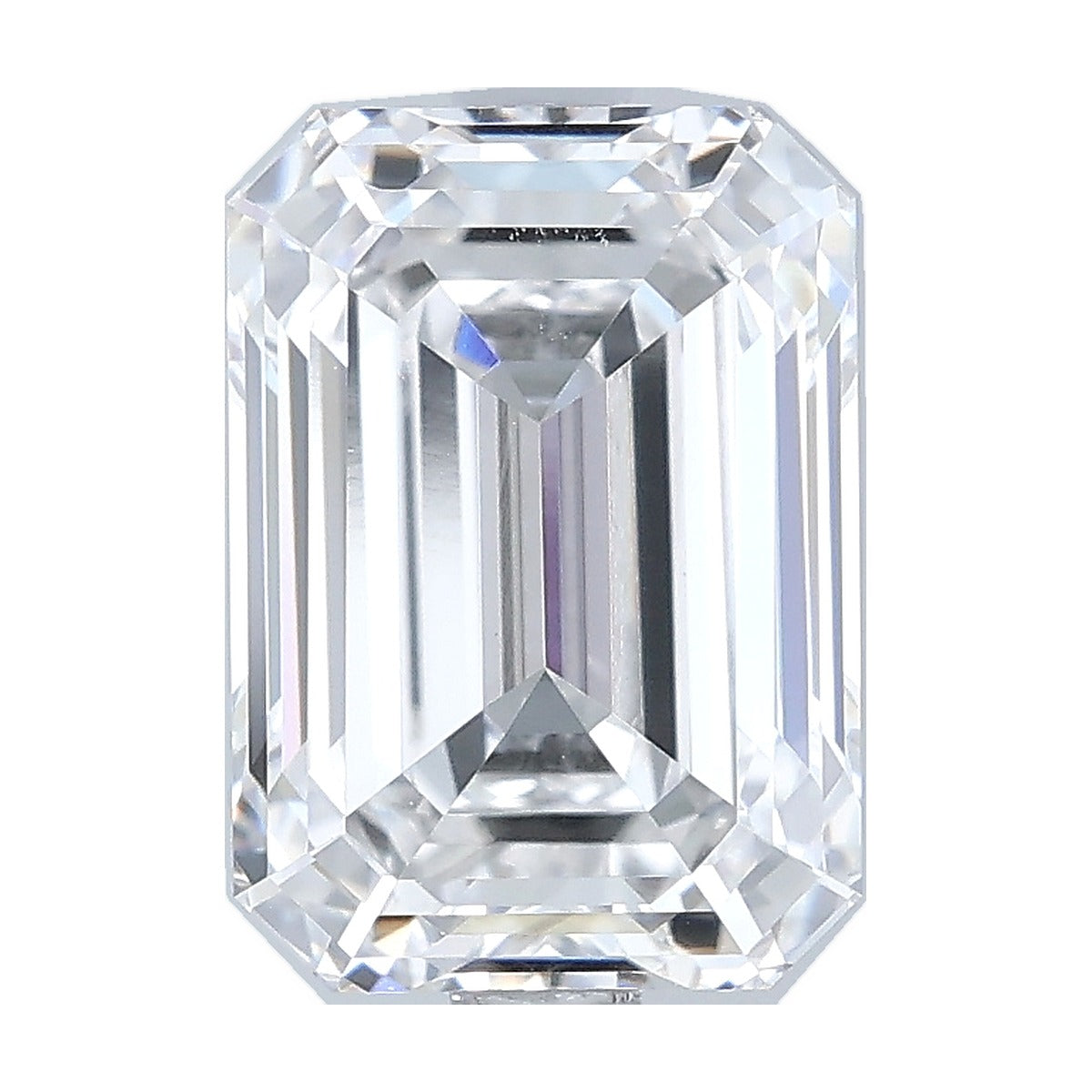3.04 ct emerald lab-grown diamond, F color, VS1 clarity, IGI certified, still from its 360° video