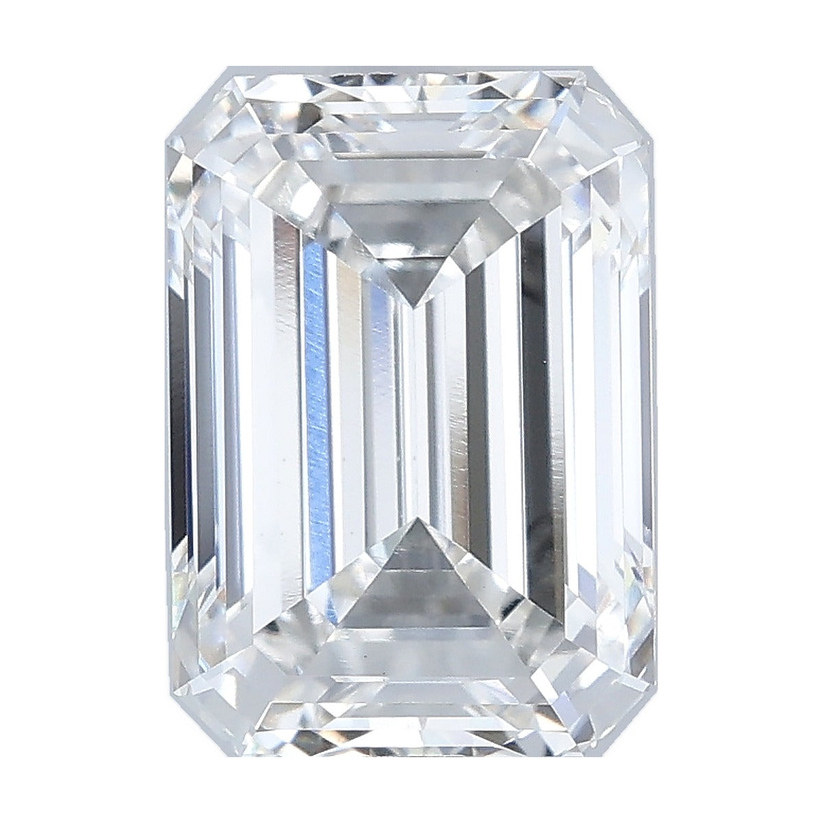 3.04 ct emerald lab-grown diamond, F color, VS1 clarity, IGI certified, still from its 360° video