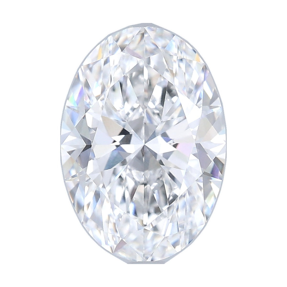 3.04 ct oval lab-grown diamond, D color, VS1 clarity, GIA certified, still from its 360° video