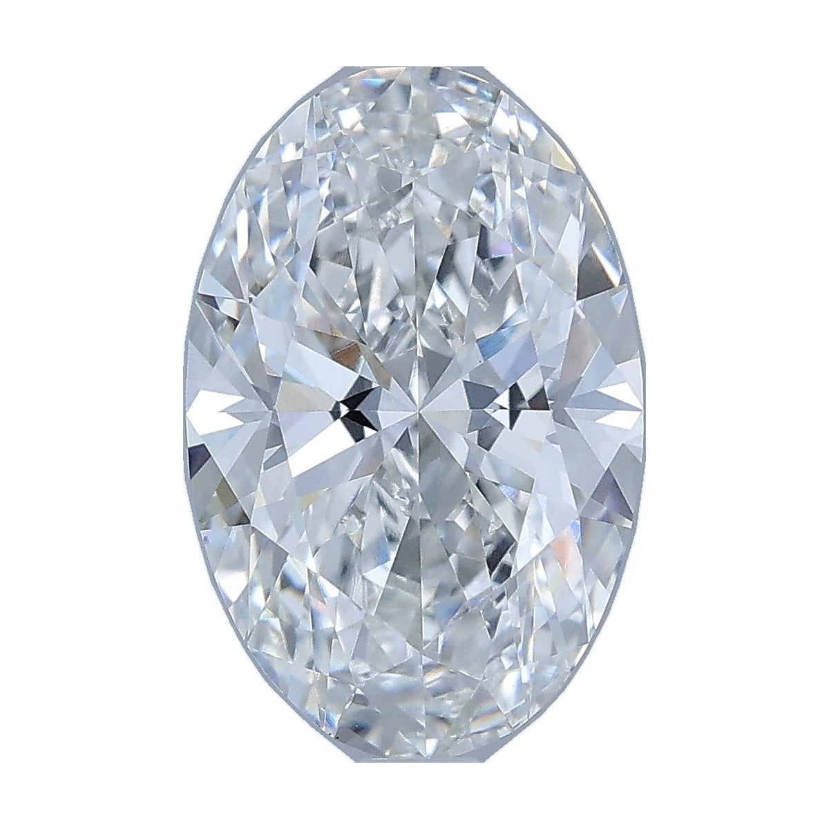 3.04 ct oval lab-grown diamond, F color, VS1 clarity, IGI certified, still from its 360° video