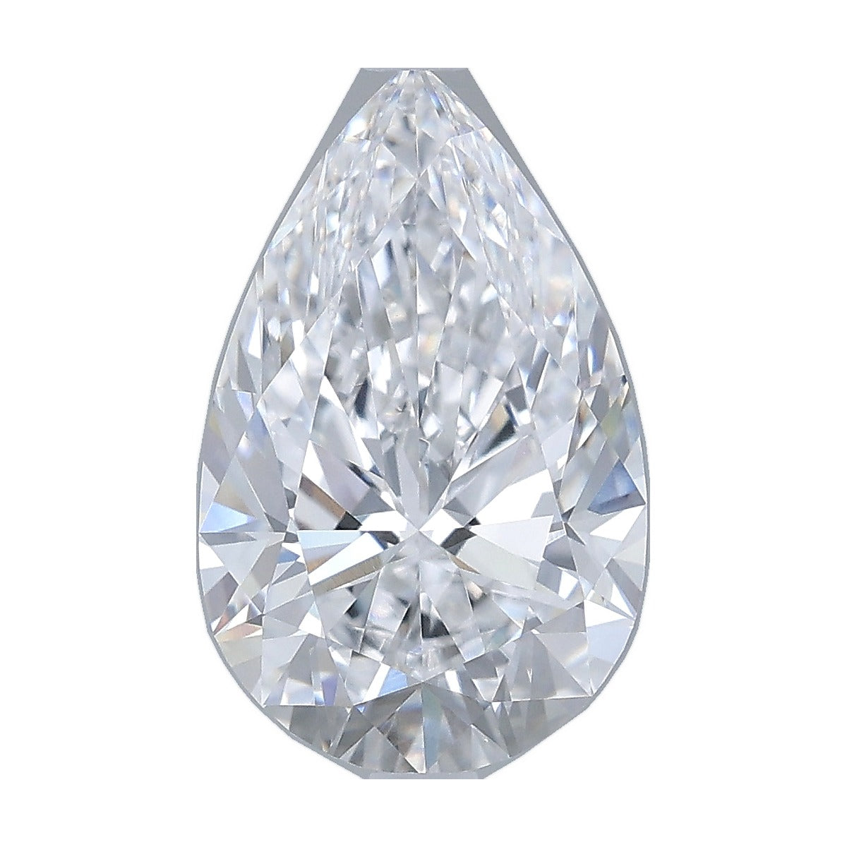 3.04 ct pear lab-grown diamond, D color, VVS1 clarity, IGI certified, still from its 360° video