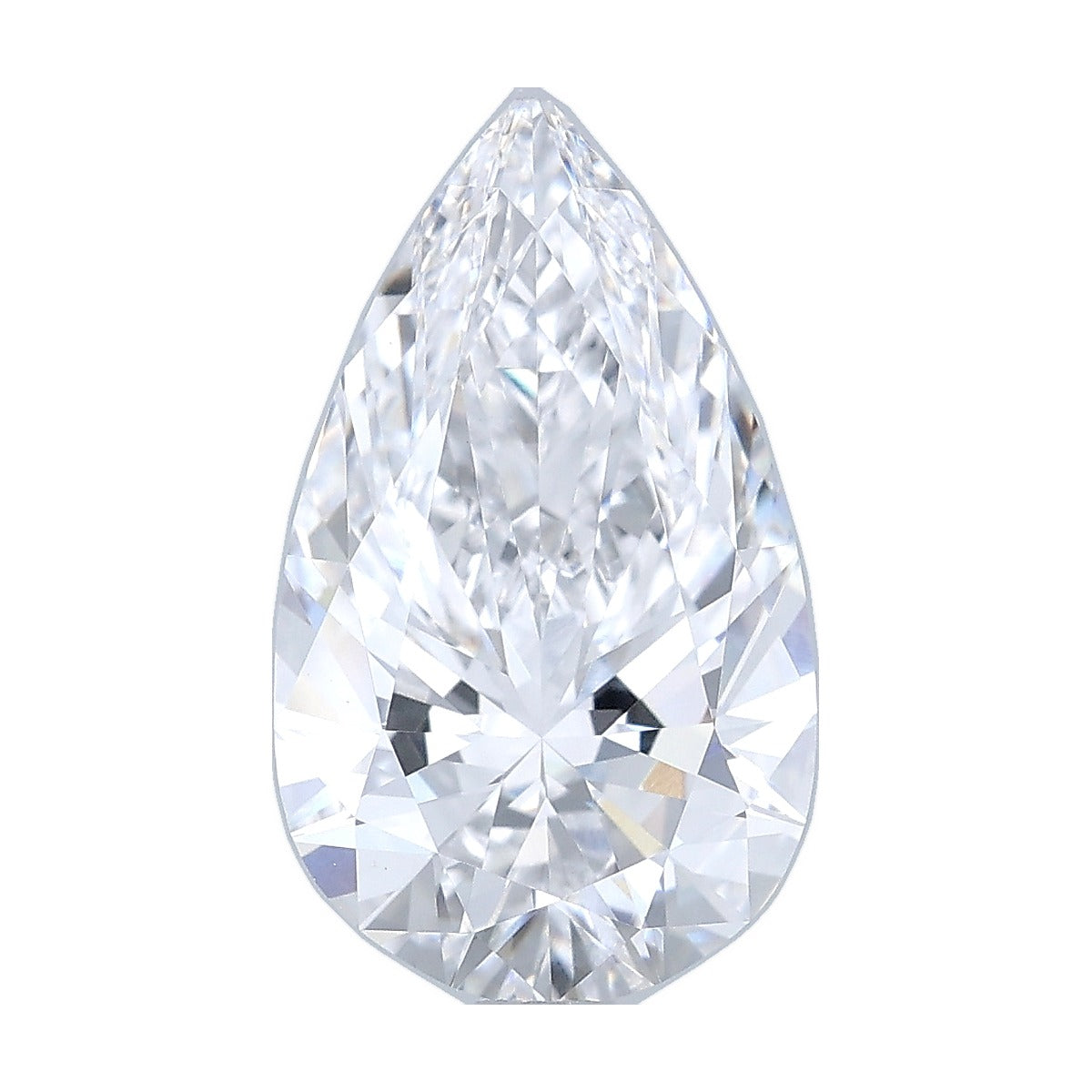 3.04 ct pear lab-grown diamond, D color, VVS2 clarity, IGI certified, still from its 360° video