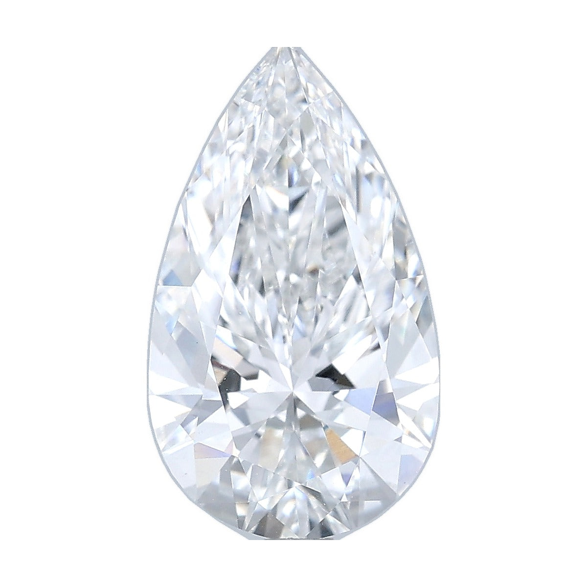 3.04 ct pear lab-grown diamond, E color, VVS2 clarity, IGI certified, still from its 360° video