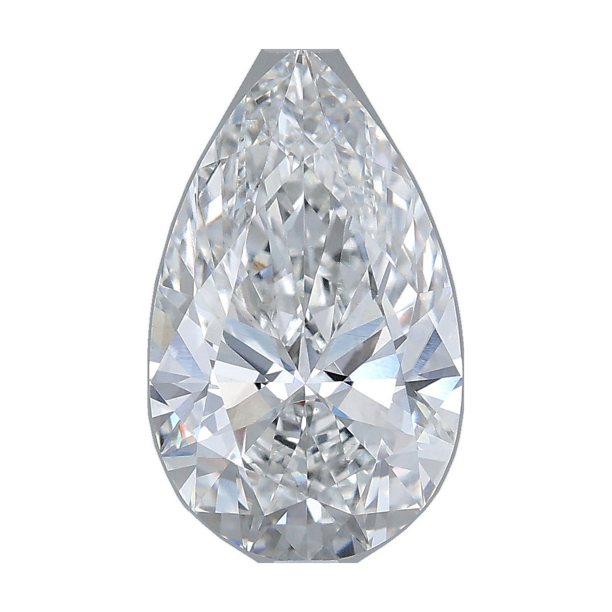 3.04 ct pear lab-grown diamond, F color, VS1 clarity, IGI certified, still from its 360° video