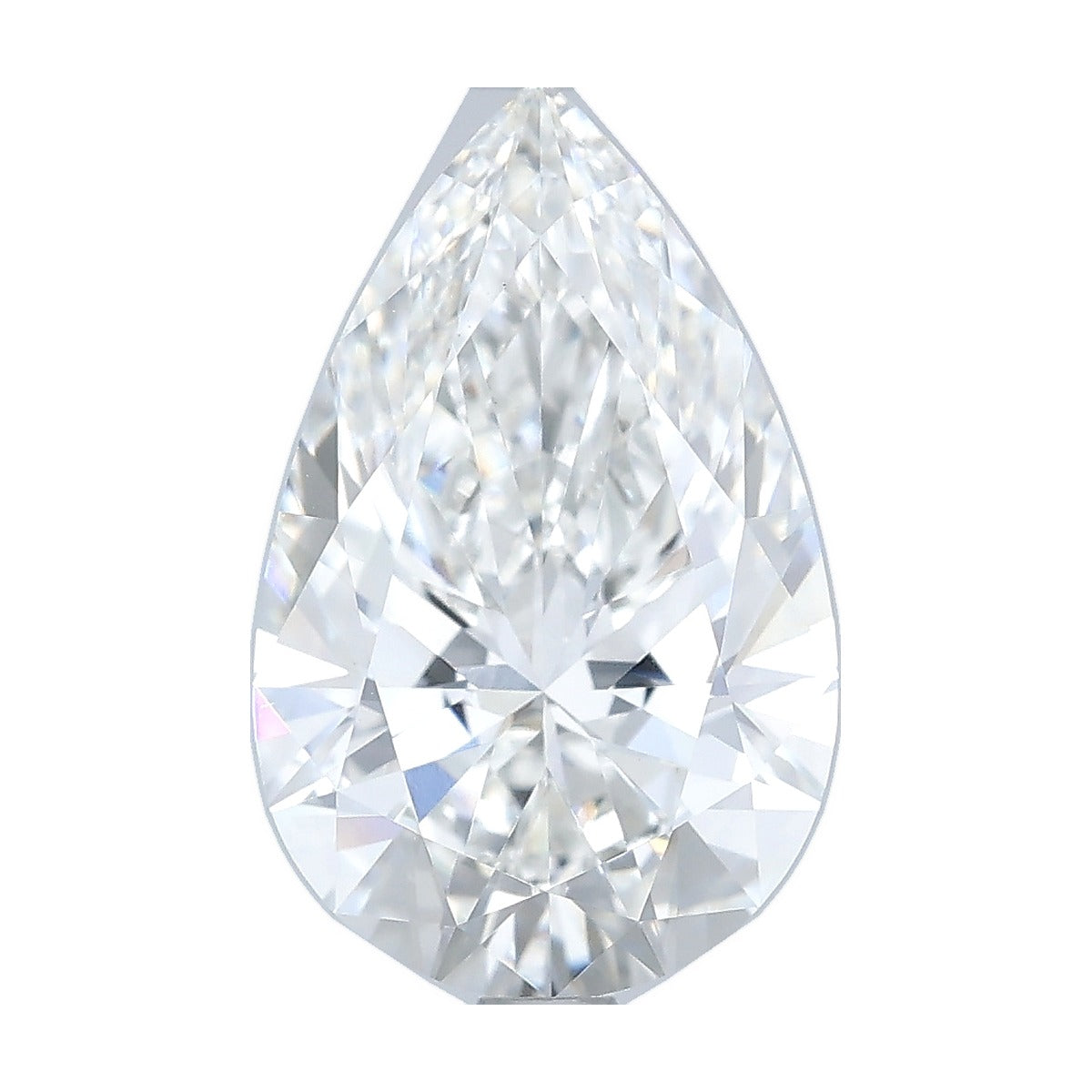 3.04 ct pear lab-grown diamond, F color, VVS2 clarity, IGI certified, still from its 360° video