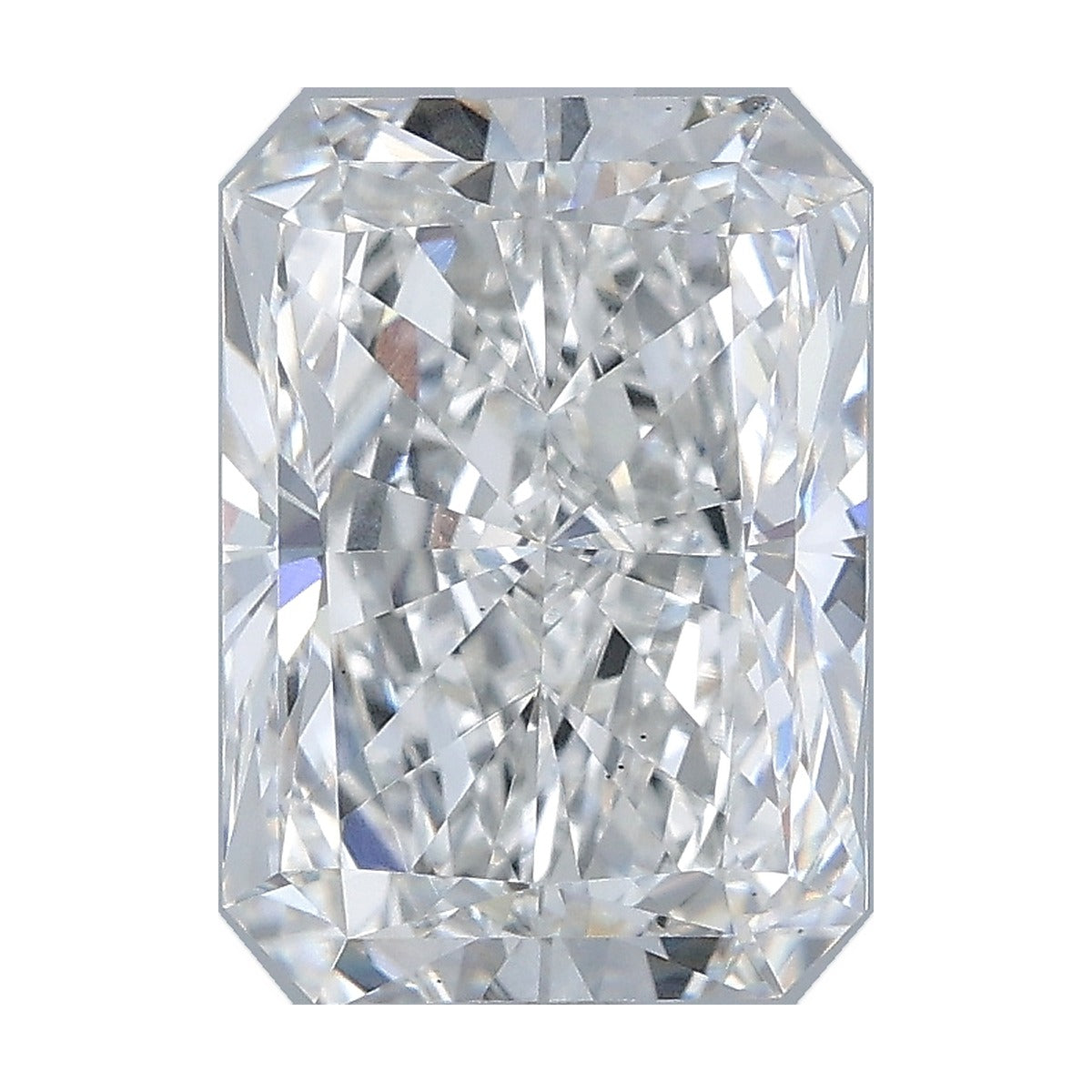 3.04 ct radiant lab-grown diamond, F color, VS2 clarity, IGI certified, still from its 360° video
