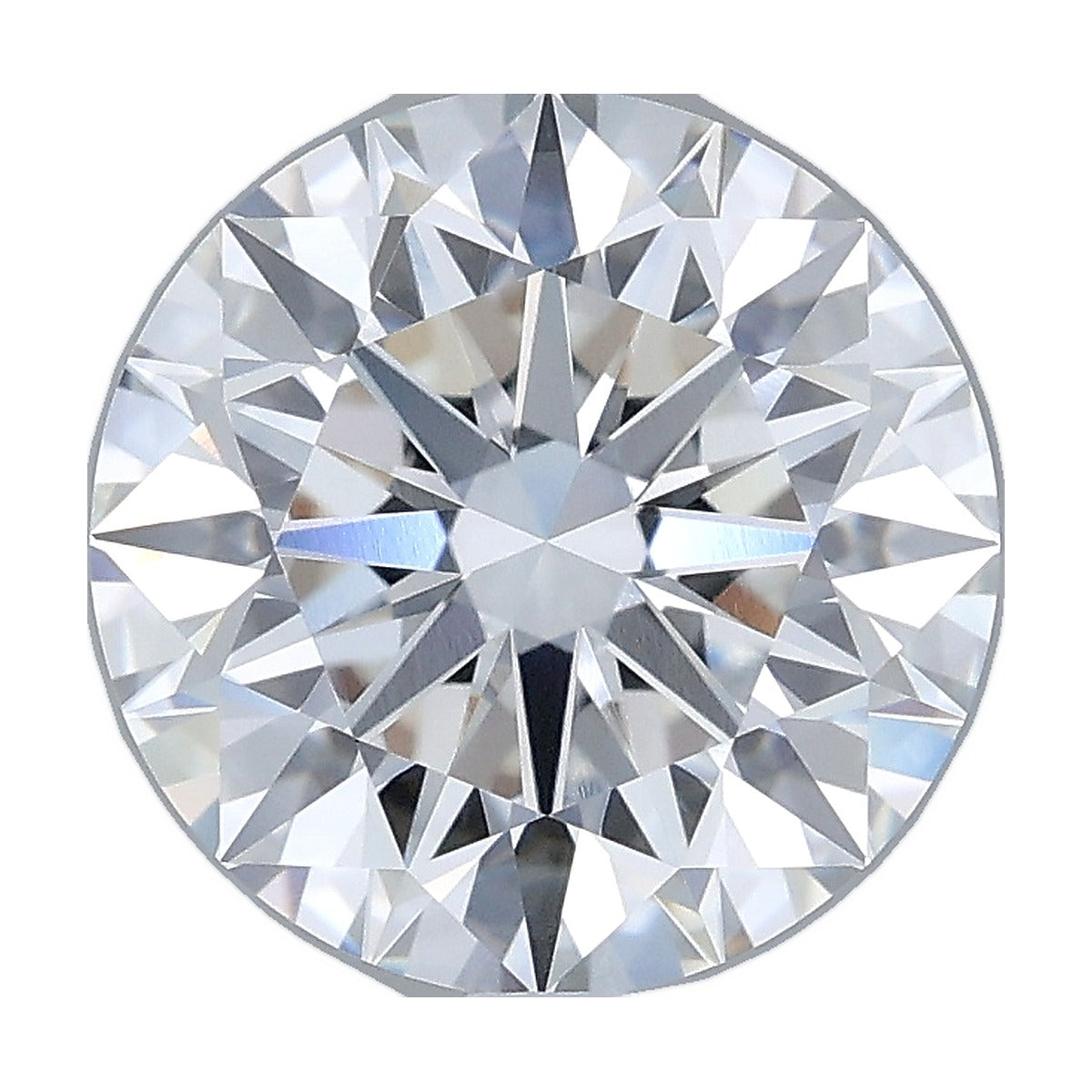 3.04 ct round lab-grown diamond, D color, VVS1 clarity, IGI certified, still from its 360° video