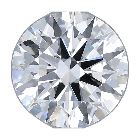 3.04 ct round lab-grown diamond, D color, VVS2 clarity, IGI certified, still from its 360° video