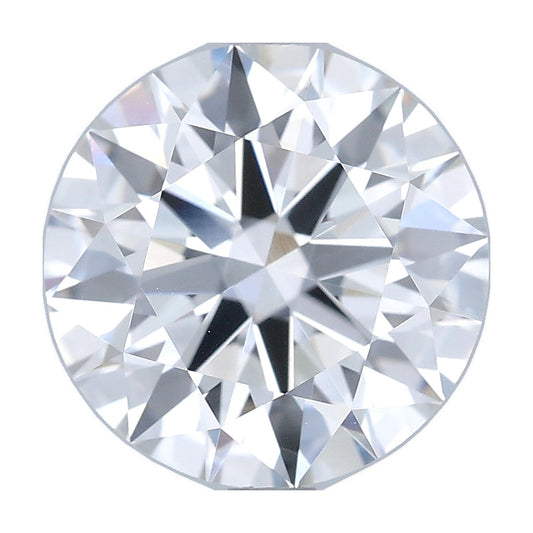 3.04 ct round lab-grown diamond, E color, VS1 clarity, GIA certified, still from its 360° video
