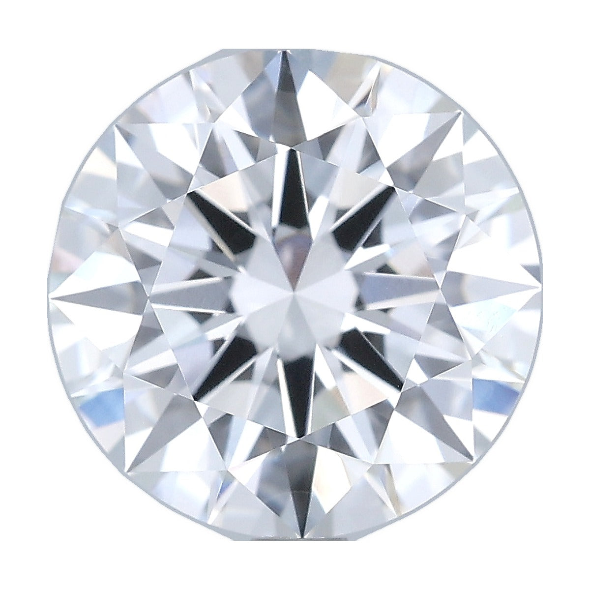 3.04 ct round lab-grown diamond, F color, VVS2 clarity, GIA certified, still from its 360° video