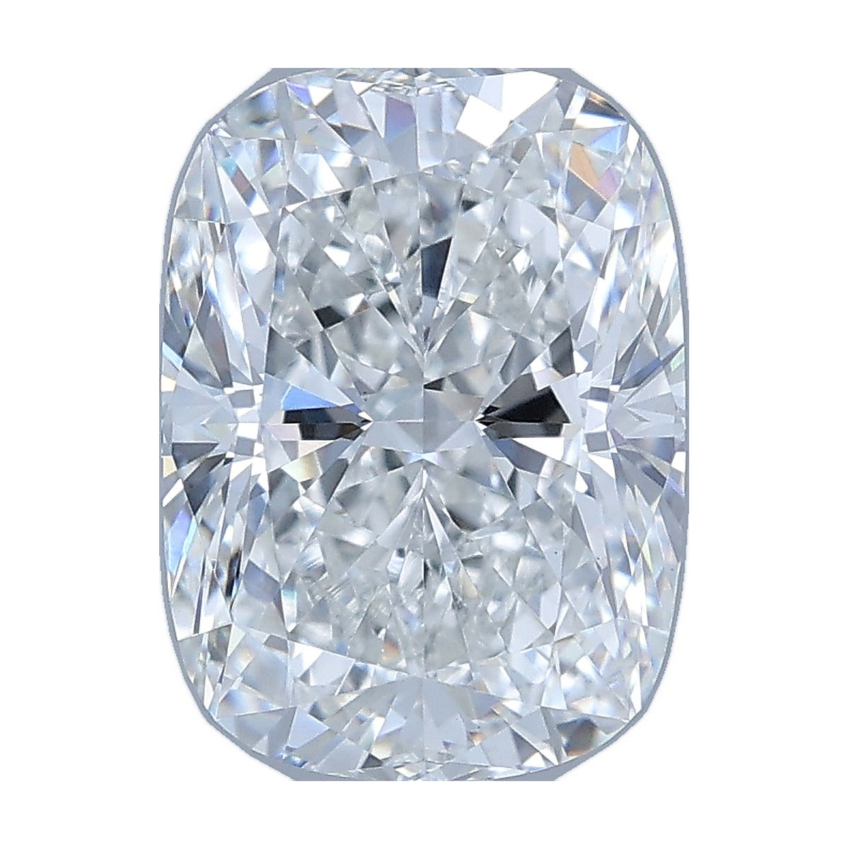 3.05 ct elongated cushion lab-grown diamond, F color, VS1 clarity, IGI certified, still from its 360° video