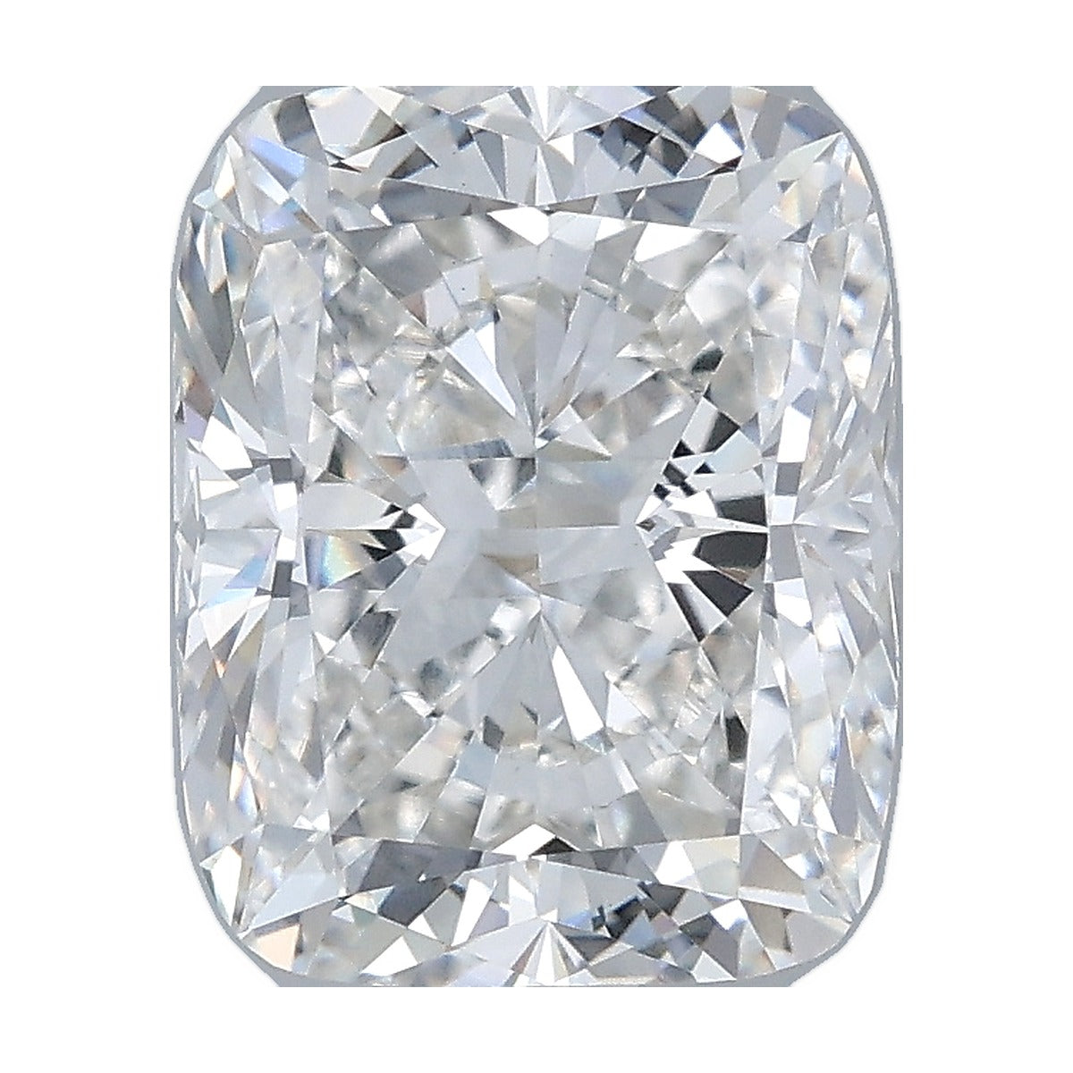 3.05 ct elongated cushion lab-grown diamond, F color, VVS2 clarity, IGI certified, still from its 360° video