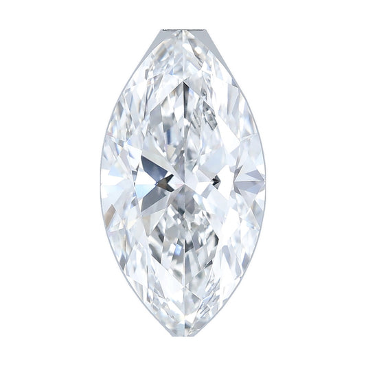 3.05 ct marquise lab-grown diamond, E color, VVS2 clarity, IGI certified, still from its 360° video