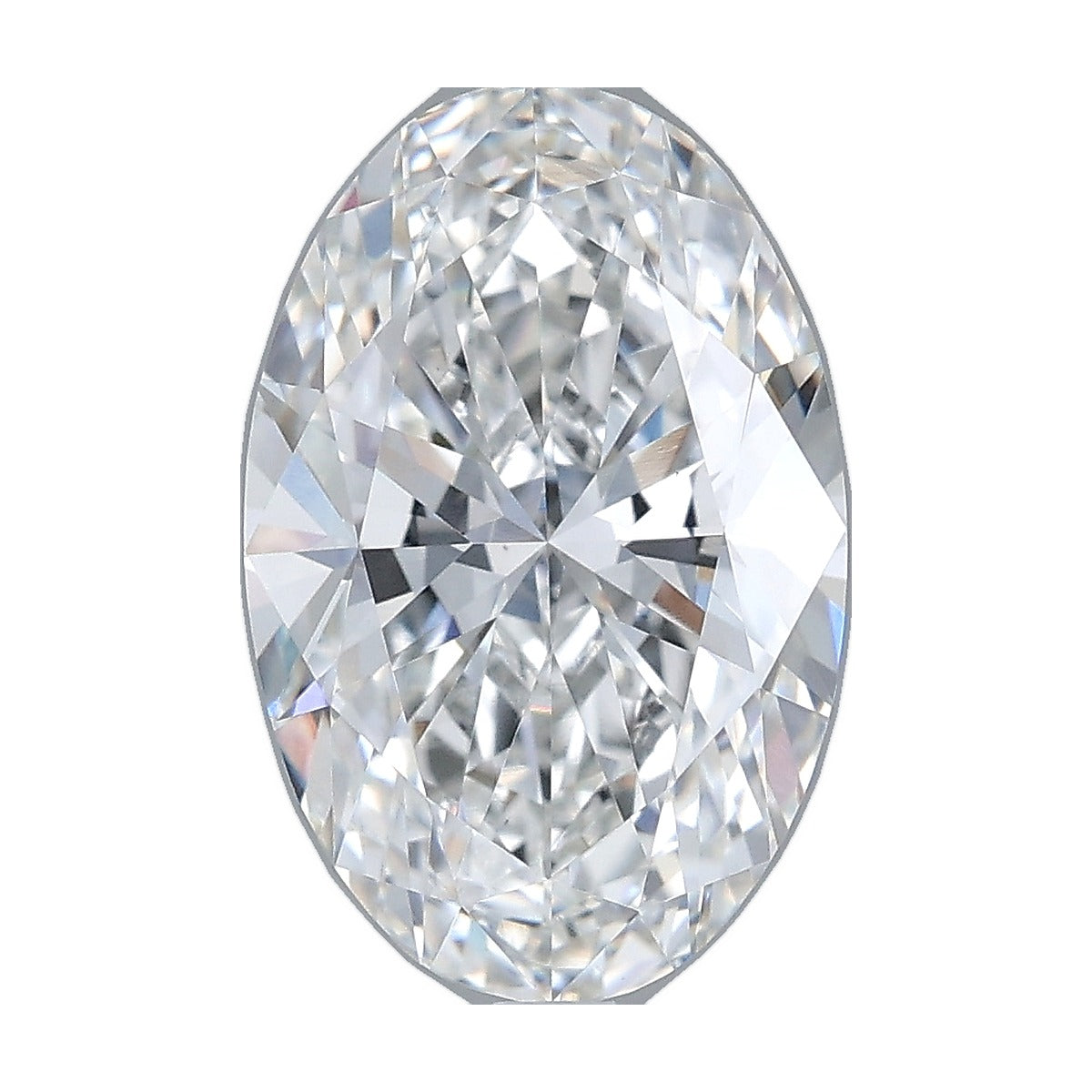 3.05 ct oval lab-grown diamond, F color, VS1 clarity, IGI certified, still from its 360° video