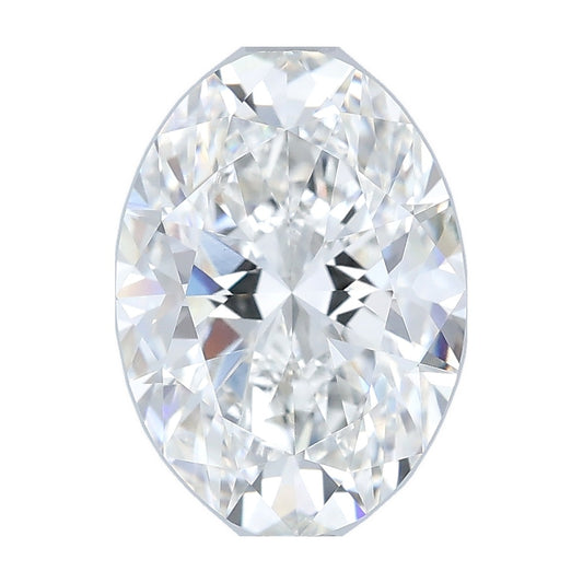 3.05 ct oval lab-grown diamond, G color, VS1 clarity, IGI certified, still from its 360° video