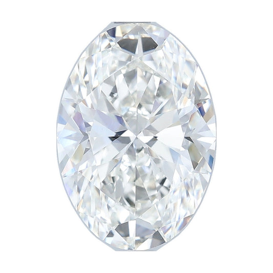 3.05 ct oval lab-grown diamond, G color, VS1 clarity, IGI certified, still from its 360° video