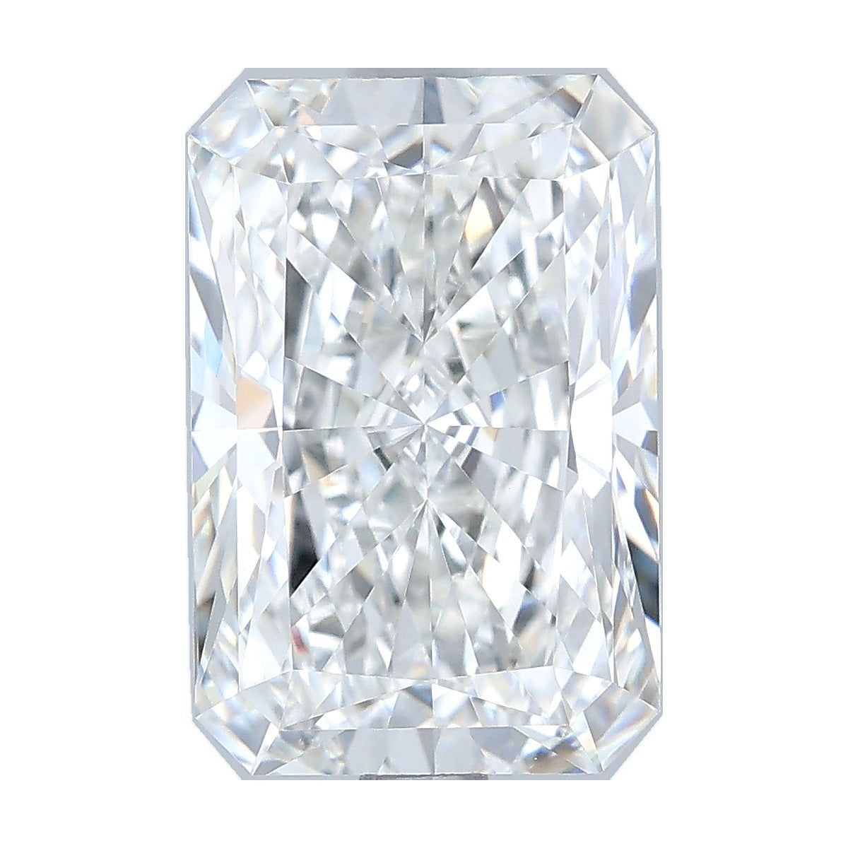 3.05 ct radiant lab-grown diamond, F color, VVS2 clarity, IGI certified, still from its 360° video