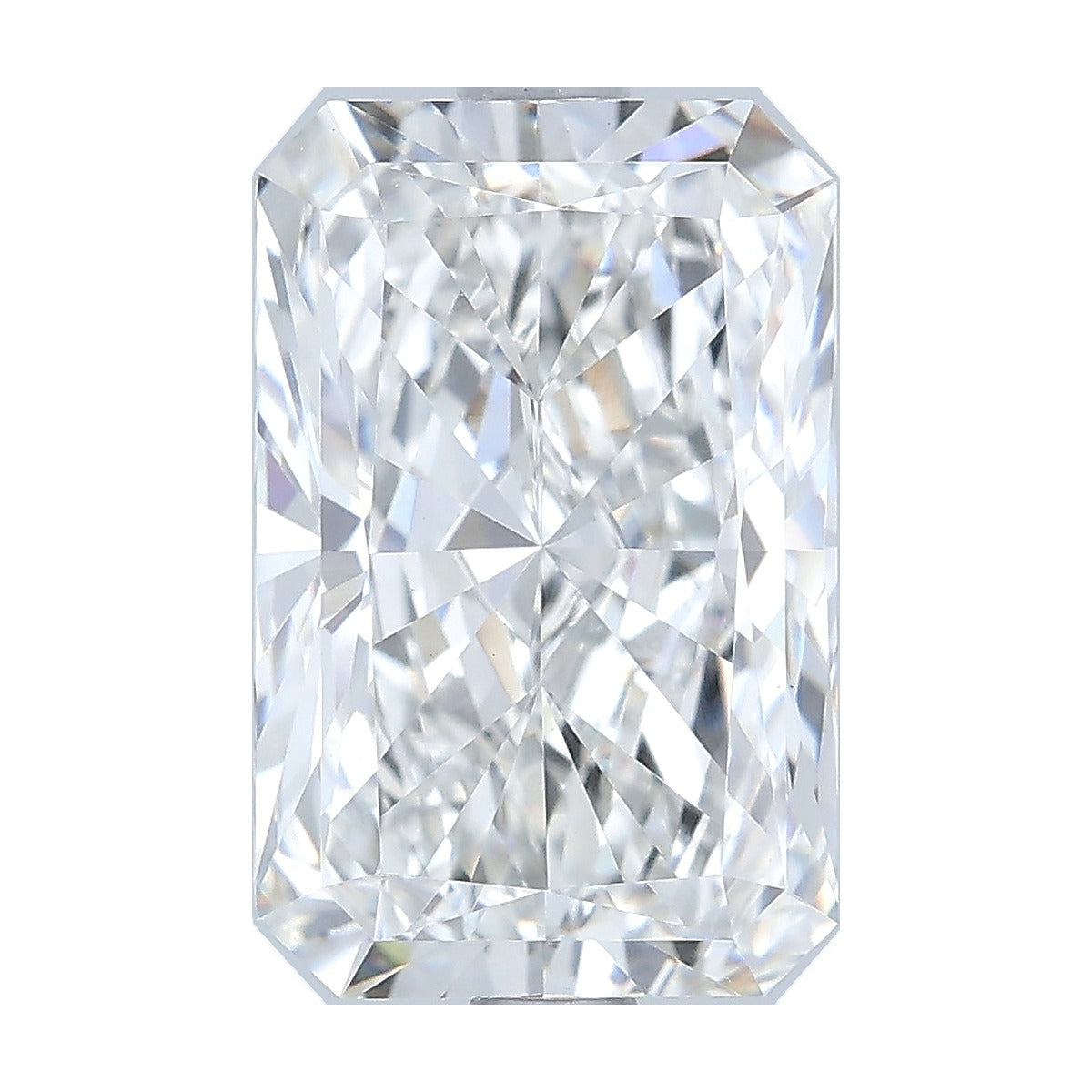 3.05 ct radiant lab-grown diamond, F color, VVS2 clarity, IGI certified, still from its 360° video