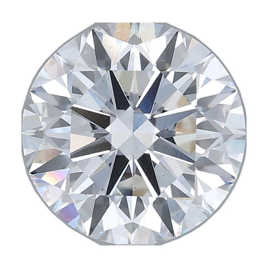 3.05 ct round lab-grown diamond, D color, VS1 clarity, IGI certified, still from its 360° video