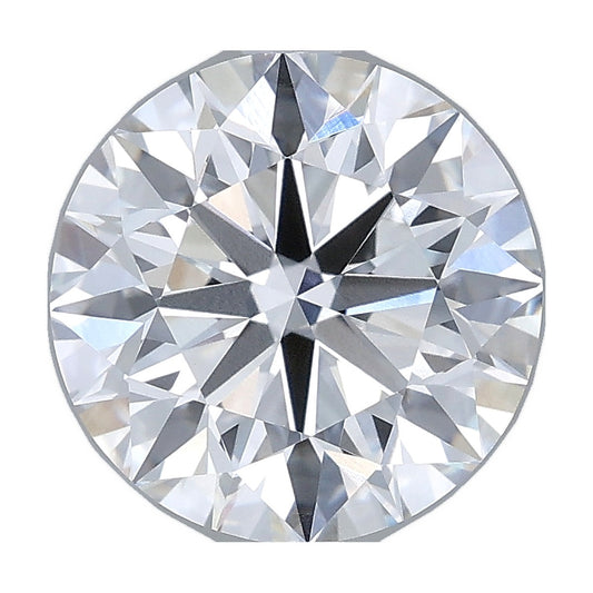 3.05 ct round lab-grown diamond, D color, VVS2 clarity, IGI certified, still from its 360° video