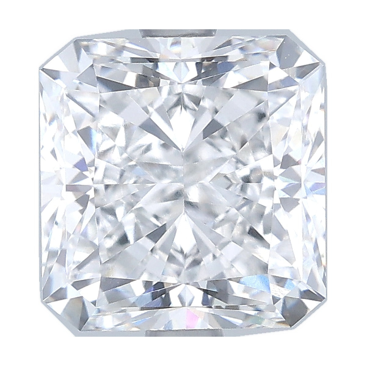 3.05 ct square radiant lab-grown diamond, D color, VVS1 clarity, IGI certified, still from its 360° video