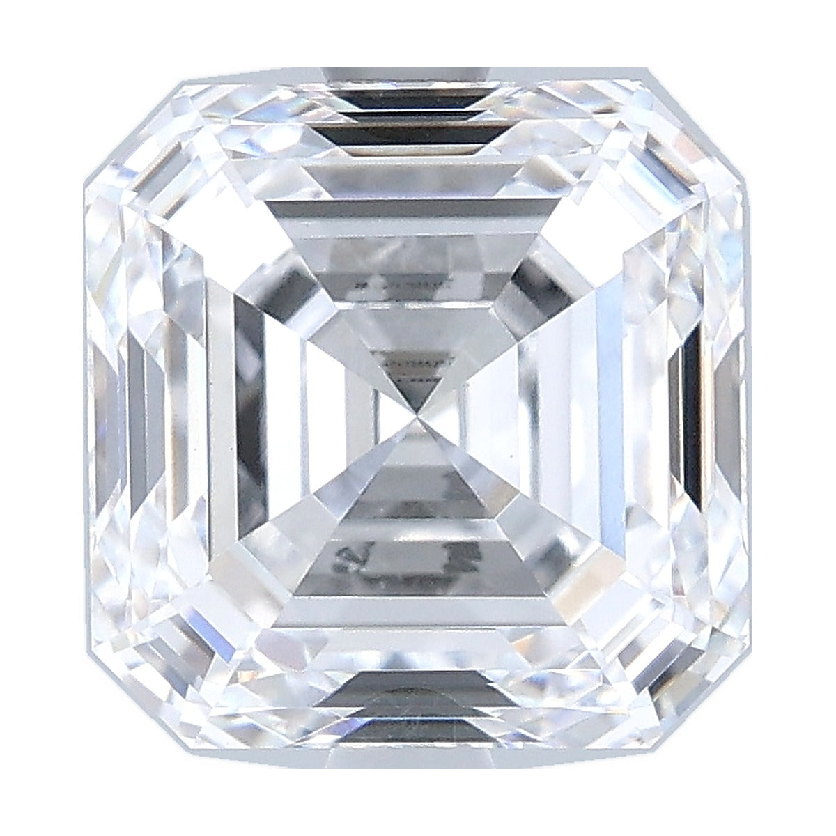 3.06 ct asscher lab-grown diamond, D color, VVS2 clarity, IGI certified, still from its 360° video