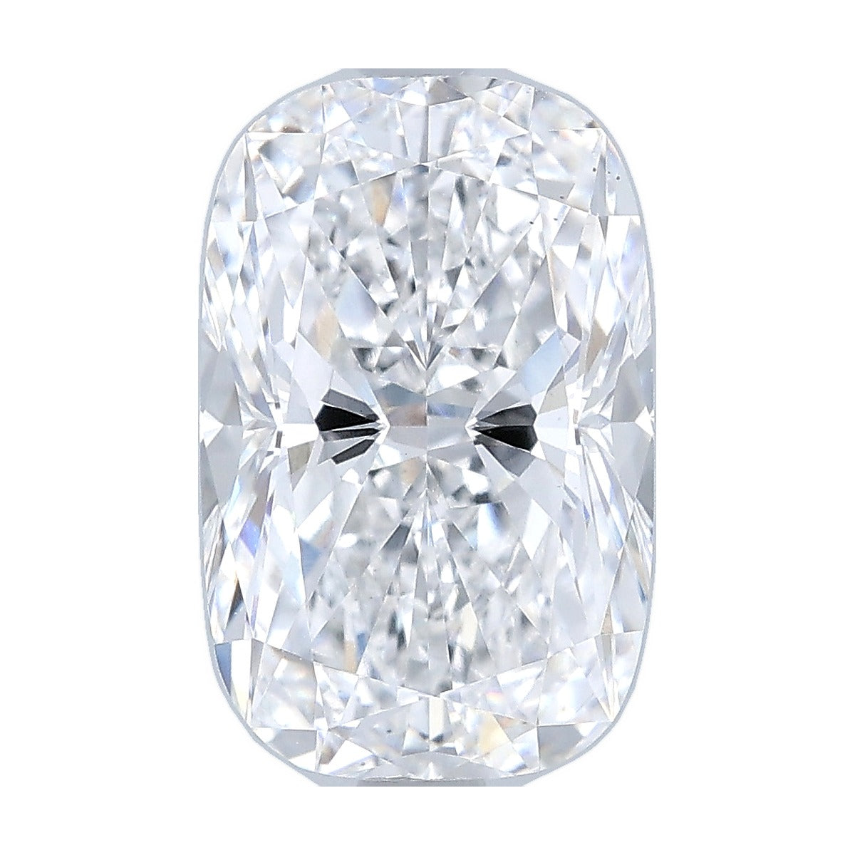 3.06 ct elongated cushion lab-grown diamond, D color, VS1 clarity, IGI certified, still from its 360° video