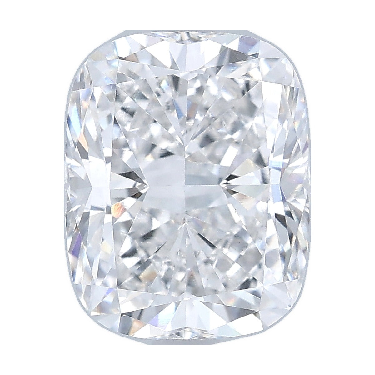 3.06 ct elongated cushion lab-grown diamond, E color, VS1 clarity, IGI certified, still from its 360° video