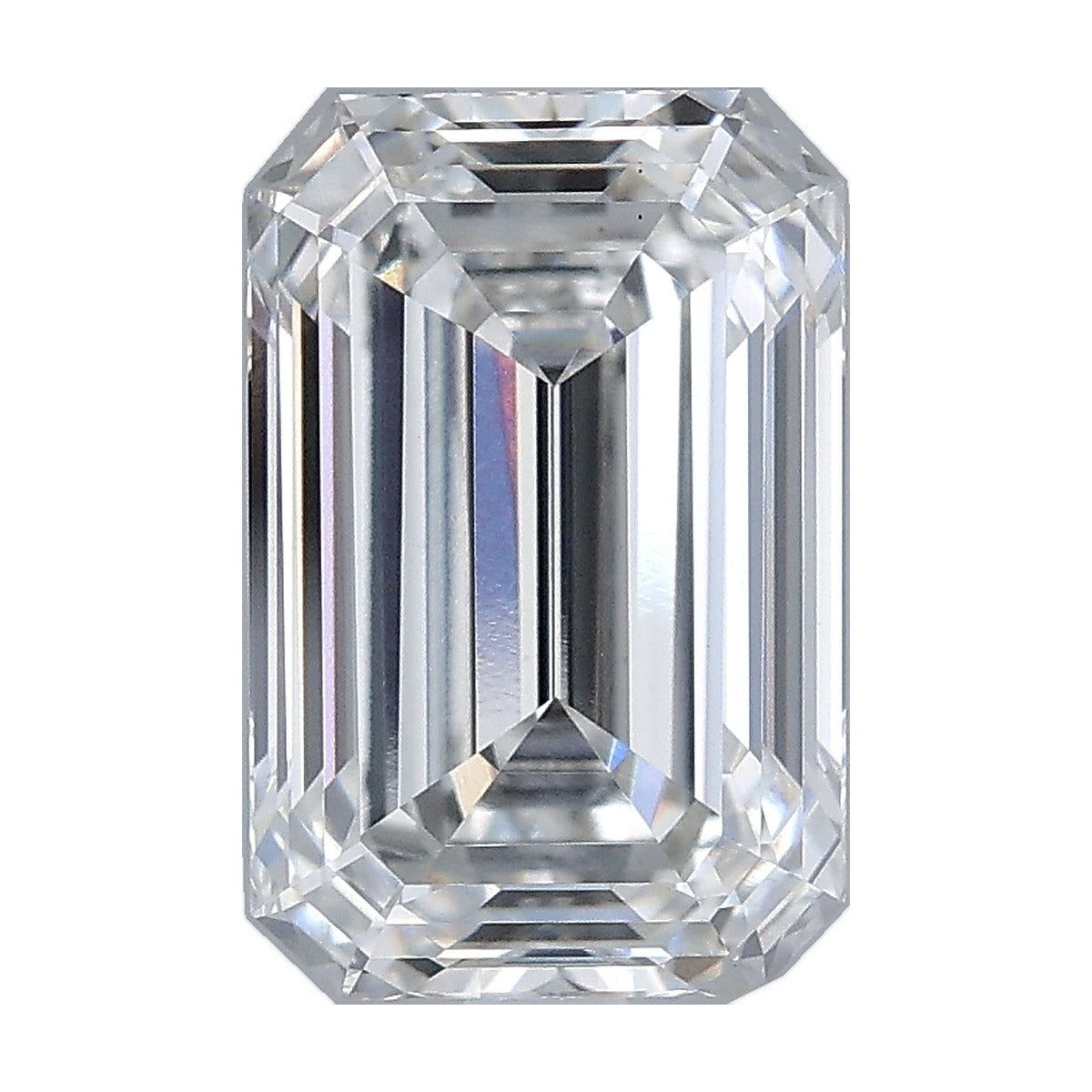 3.06 ct emerald lab-grown diamond, F color, VS1 clarity, IGI certified, still from its 360° video